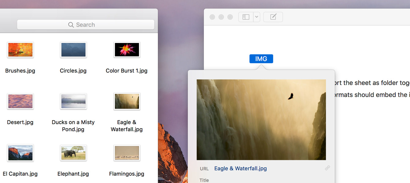 Images in External Folders